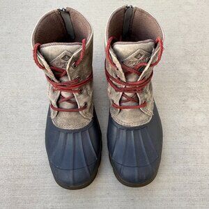 Women's Sperry Saltwater Wedge Tide Duck Boot Size 7M